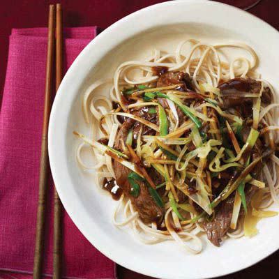 Beef Stir Fry with Fresh and Pickled Ginger