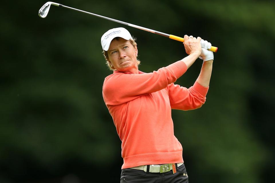 Catriona Matthew cemented Team Europe’s first win on American soil in the Solheim Cup (Steve Paston/PA) (PA Archive)