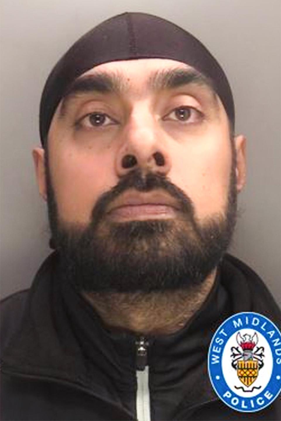 Sukvinder Mannan was sentenced to eight years in jail after being convicted of death by dangerous driving in 2015 - but released after four years (West Midlands Police)