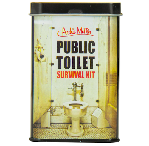 Public Toilet Survival Kit, funny stocking stuffers