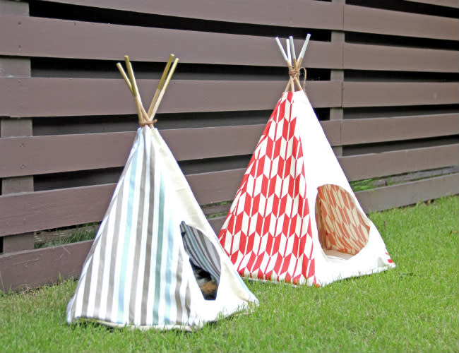 DIY Tipi - Pet Bed