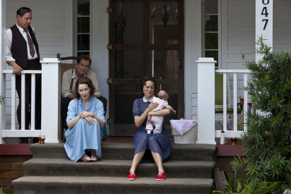 John Doe as A.P. Carter, Frances Conroy as Maybelle Carter and Jewel as June Carter Cash in the Lifetime Original Movie, "Ring of Fire."