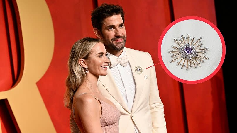 Emily Blunt, left, and John Krasinski