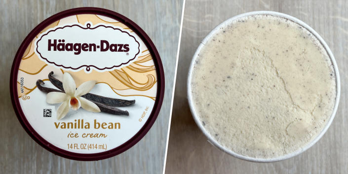 Haagen-Dazs Vanilla Bean Ice Cream (Joey Skladany)