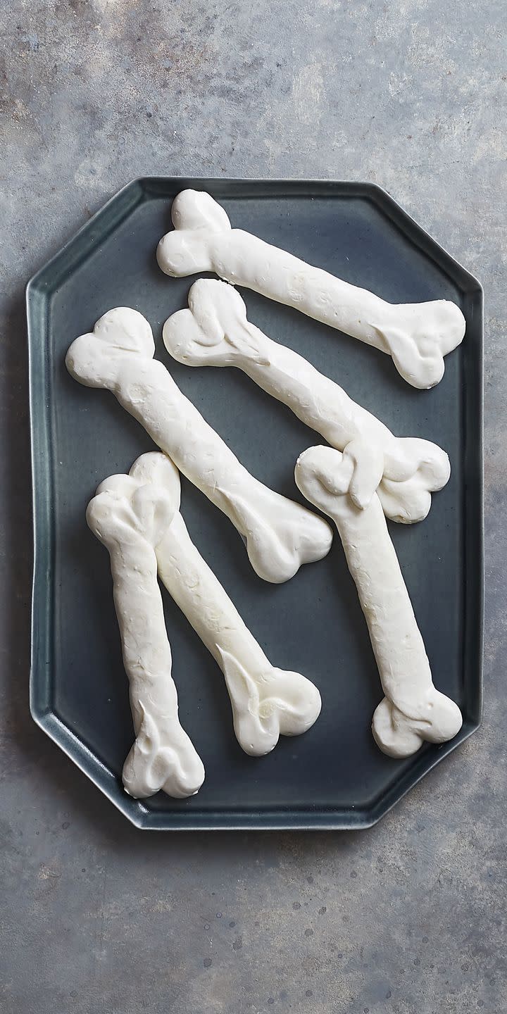 Scary-Simple Meringue Bones