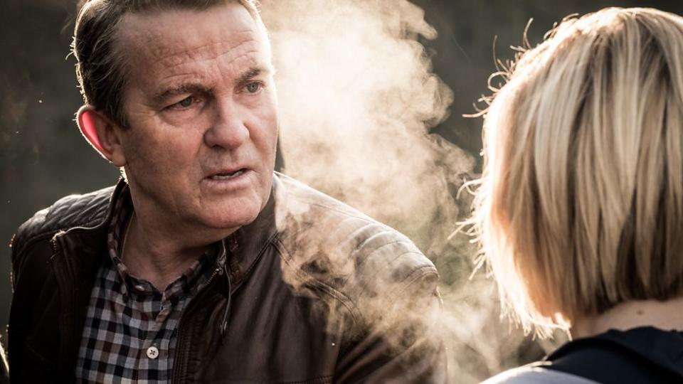 Bradley Walsh and Jodie Whittaker in Doctor Who: It Takes You Away (BBC)