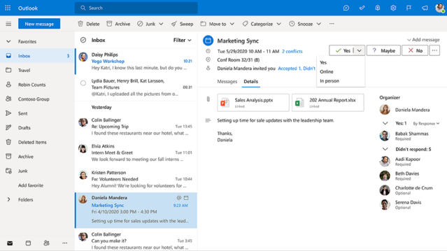 Microsoft's Outlook email taken down by global internet outage