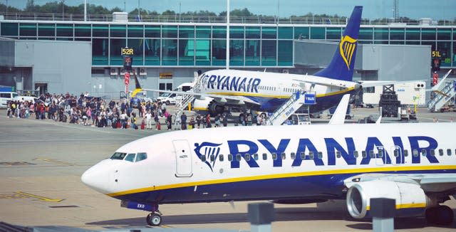 Ryanair planes