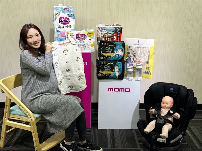 momo富邦媒打造一站式線上婦幼百貨，超過4萬5千件母嬰用品下殺5折起。（圖／品牌業者提供）
