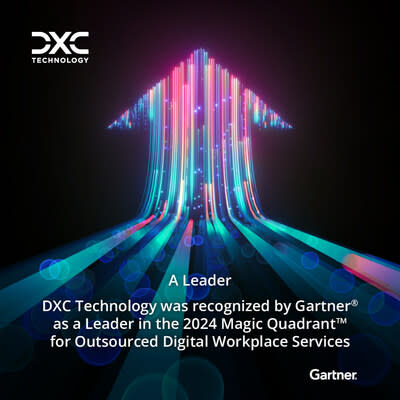 DXC has been positioned by Gartner as a Leader in the 2024 Magic Quadrant for Outsourced Digital Workplace Services (CNW Group/DXC Technology Company)