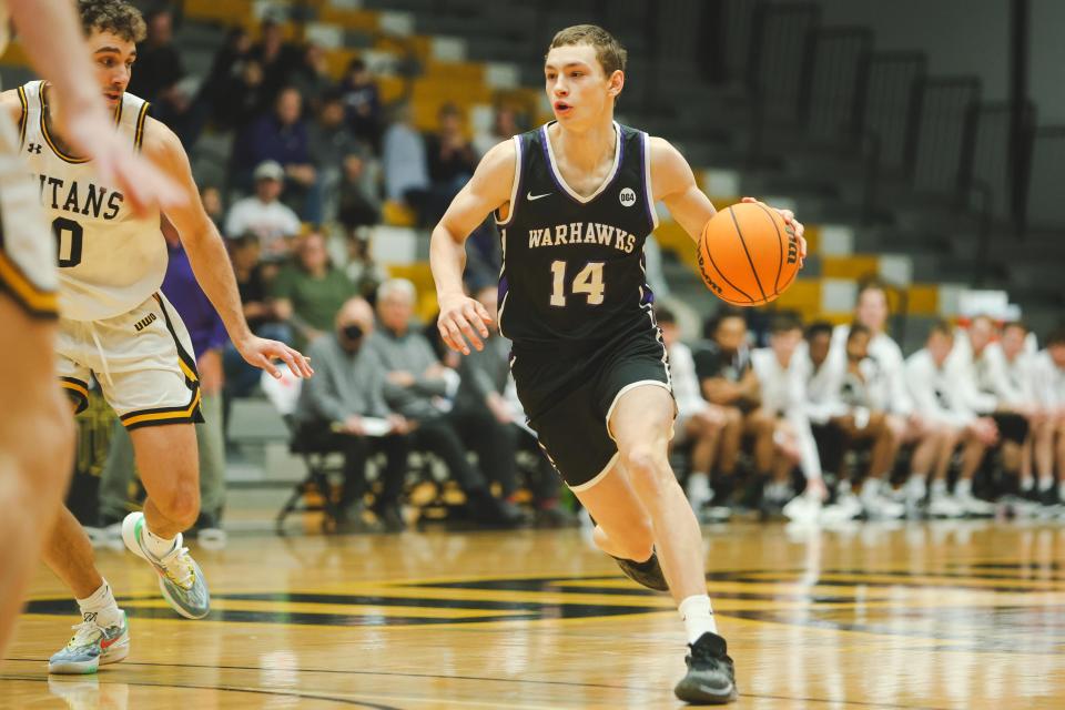 Miles Barnstable, a freshman from Sheboygan and Howards Grove High School, is UW-Whitewater's leading scorer in the 2022-23 season, avering 16.2 points a game.