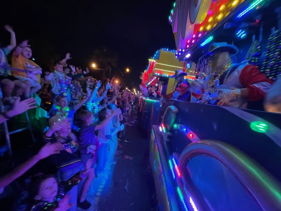 Krewe of Endymion rolls on Saturday, Feb. 10, 2024. (WGNO/Justin Abshire)