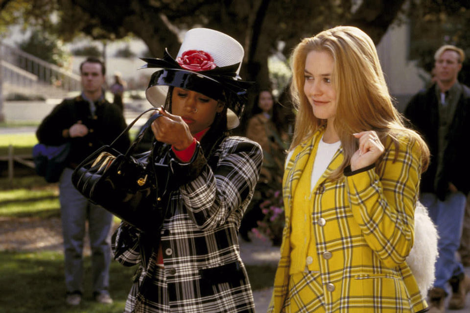 <a href="http://movies.yahoo.com/movie/clueless/" data-ylk="slk:CLUELESS;elm:context_link;itc:0;sec:content-canvas" class="link ">CLUELESS</a> (1995) <br>Directed by: Amy Heckerling <br>Starring: Alicia Silverstone and Paul Rudd <br><br>This is the movie that launched the careers of Alicia Silverstone and Paul Rudd, and like cheese or wine only gets better with age. Amy Heckerling's witty writing is at its best navigating Cher and Dione, "both named for great singers of the past who now do infomercials," through the trials of being teenage girls, albeit popular ones. There are trips to the mall ("Been shopping with Dr. Seuss? Well, at least I wouldn't skin a collie for my bag"), listening to music ("Do you like Billy Holiday? I love him!"), classes ("What did you do at school today? Well, I broke in my purple clogs"), and of course getting your driver's license (" Girlie, as far as you're concerned, I am the messiah of the DMV"). Sure, saying someone is "kind of a Baldwin" might be a bit dated, but to that I say, "Whatever!" --Jennifer Fox