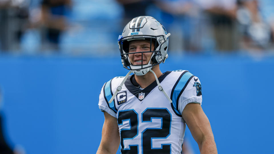 Carolina Panthers running back Christian McCaffrey 