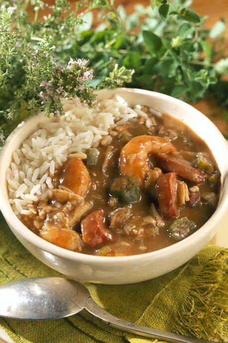 Low-fat Shellfish Gumbo