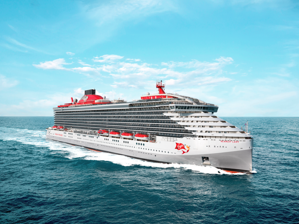 The cruise will take place on Virgin's Scarlet Lady ship.