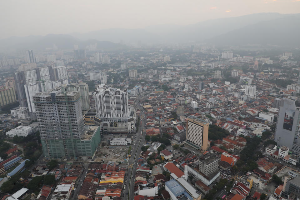 A general view of the George Town skyline, September 20, 2019. — Reuters pic