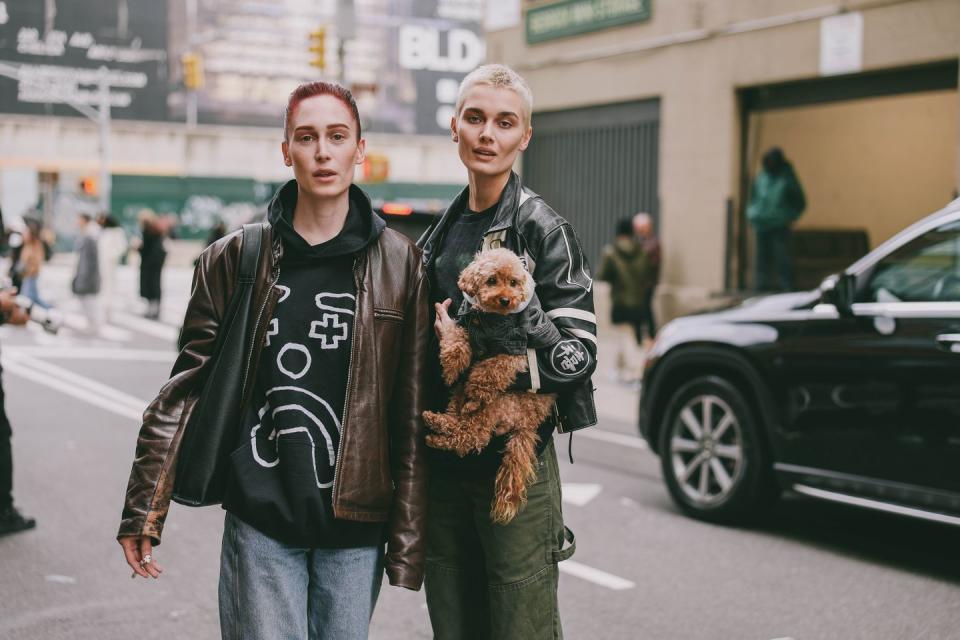 nyfw 2024 street style pierguido grassano