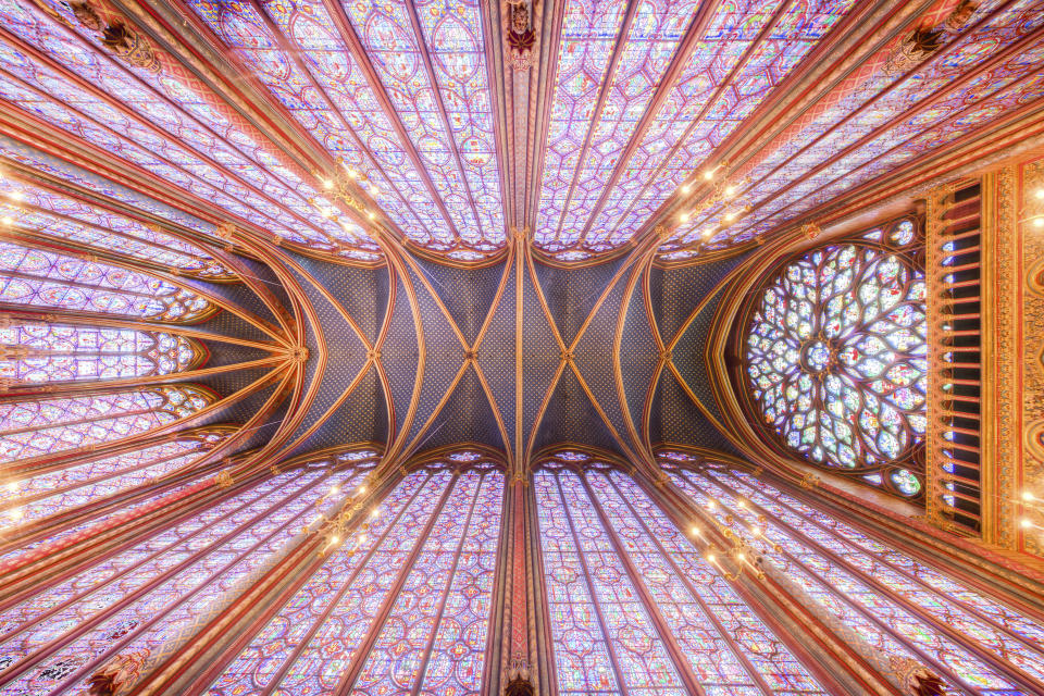 <p>The Sainte Chapelle in Paris. (Photo: Loic Lagard/Caters News) </p>
