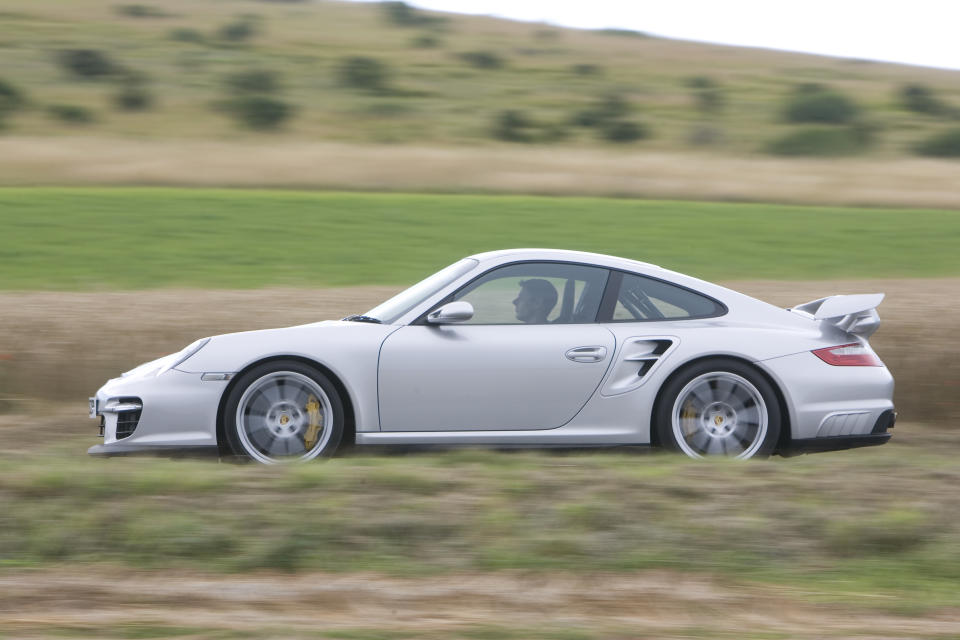 <p>Proof that a wheelbase proportionally small vis-à-vis length <em>and</em> excellent dynamics aren’t mutually exclusive is ably demonstrated by various generations of Porsche’s evergreen 911. Charging into our list at <strong>52.58%</strong> is the 997-generation 911, specifically in 2007’s GT2 form. Its 3.6-litre twin-turbocharged flat-six pummels 523bhp through the rear wheels, enabling a 204mph (328km/h) top speed, providing you’re on a suitable section of derestricted autobahn, natch. </p><p>Yet it’s no drag strip showboater, as Porsche test pilot Walter Röhrl proved lapping the Nürburgring in 7 minutes 32 seconds. How come the 911 is proportioned this way? They’re essentially very compact cars, but with the engine being located so far back <strong>the rear axle is pushed closer to the front one</strong>. </p>