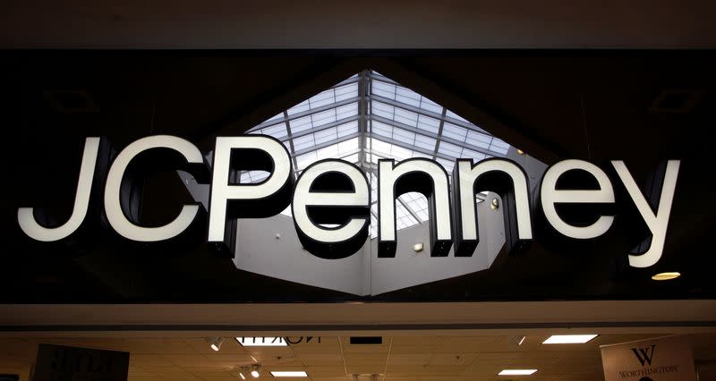 FILE PHOTO: The sign outside the J.C. Penney store is seen in Westminster