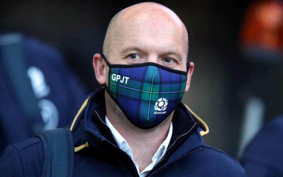 Scotland's head coach Gregor Townsend arrives ahead of the Autumn International match at BT Murrayfield Stadium, Edinburgh. PA Photo. Picture date: Friday October 23, 2020. See PA story RUGBYU Scotland. Photo credit should read: Jane Barlow/PA Wire - PA 
