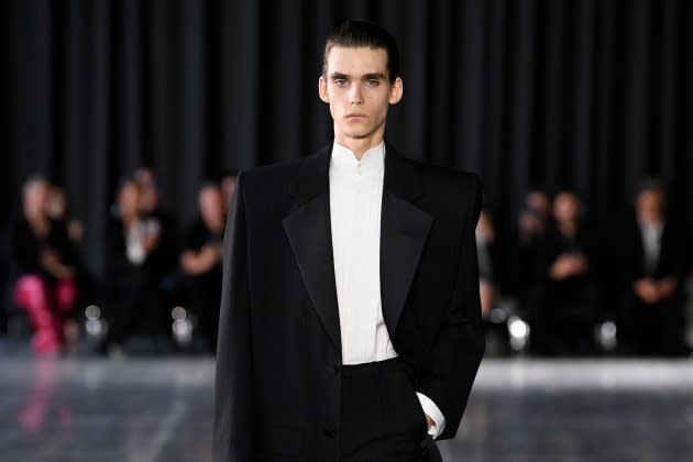 Saint Laurent Mens Spring/Summer 2024 Show Reconfigures Traditional  Masculinity