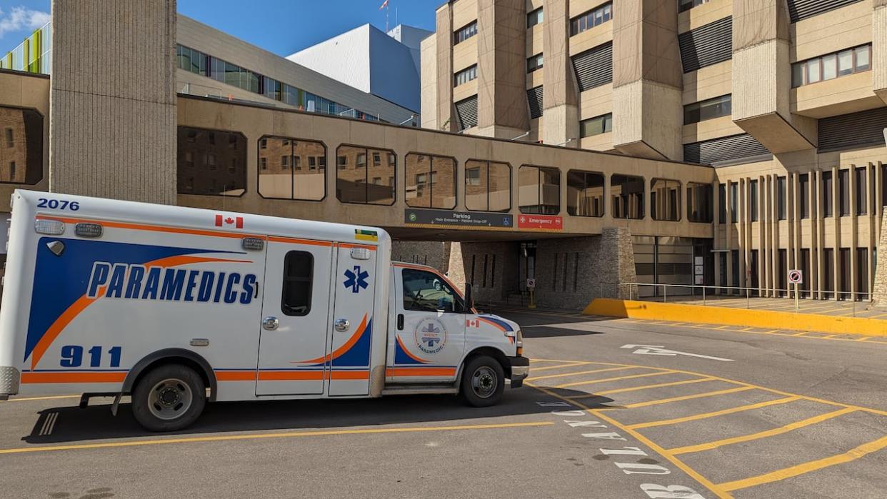 The Saskatchewan Union of Nurses says the Royal University Hospital is dealing with overcrowding issues. (Dayne Patterson/CBC - image credit)