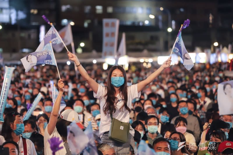 20221120-台北市長候選人黃珊珊「偉大市民挺珊珊」晚會活動。（陳品佑攝）