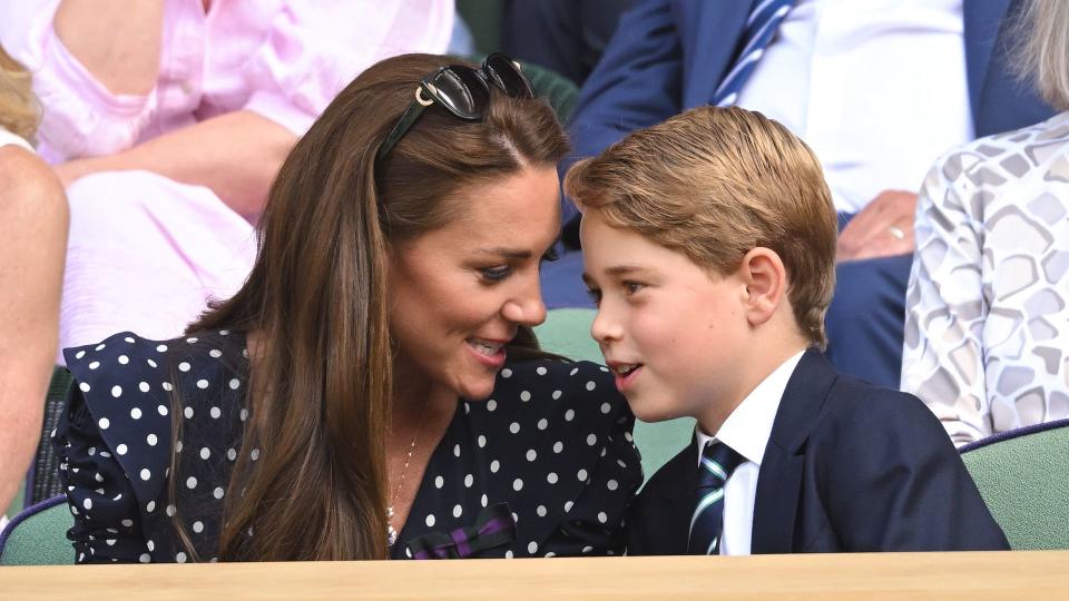 Princess Kate and Prince George at Wimbledon 