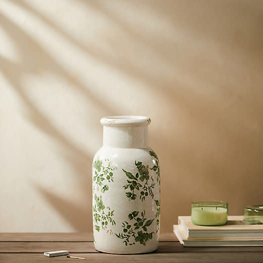 <p><a href="https://go.redirectingat.com?id=74968X1596630&url=https%3A%2F%2Fwww.shopterrain.com%2Fproducts%2Fgreen-chinoiserie-column-vase&sref=https%3A%2F%2Fwww.housebeautiful.com%2Fshopping%2Fg42400921%2Fst-patricks-day-decor-ideas%2F" rel="nofollow noopener" target="_blank" data-ylk="slk:Shop Now;elm:context_link;itc:0;sec:content-canvas" class="link ">Shop Now</a></p><p>Green Chinoiserie Column Vase</p><p>shopterrain.com</p><p>$68.00</p><span class="copyright">Terrain</span>