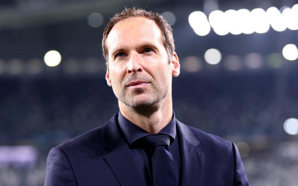 2021/09/29: Former Player Petr Cech looks on during the Uefa Champions League Group H match between Juventus Fc and Chelsea Fc . Juventus Fc wins 1-0 over Chelsea Fc - Petr Cech joins Chelsea exodus after Todd Boehly-Clearlake takeover - GETTY IMAGES