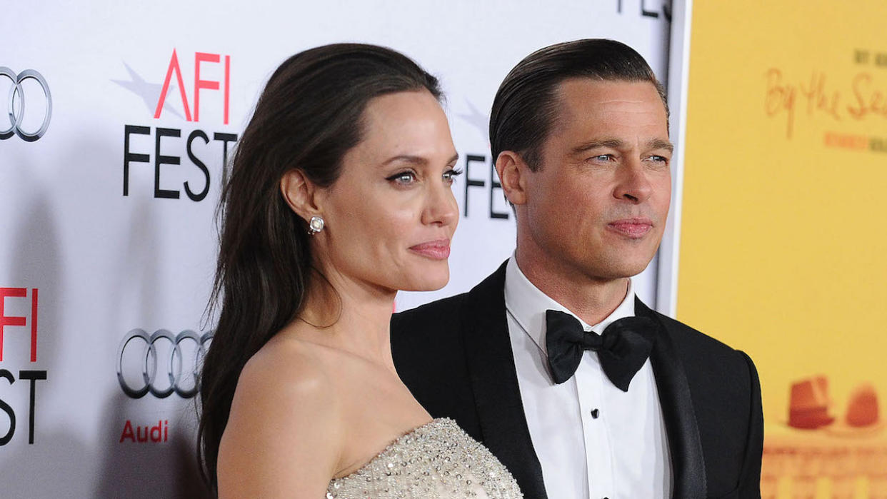  Brad Pitt and Angelina Jolie in 2015 