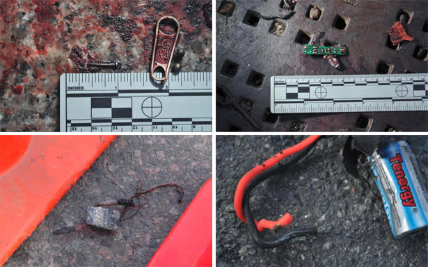 New Boston Bomb Parts and Crime Scene Photos Provide Early Marathon Answers