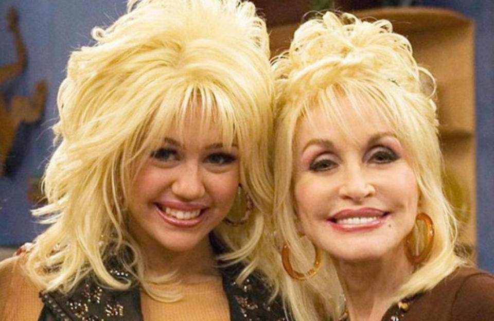 Dolly Parton und Miley Cyrus credit:Bang Showbiz