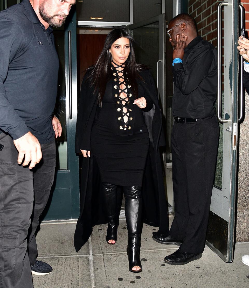 kim kardashian nyc 2015