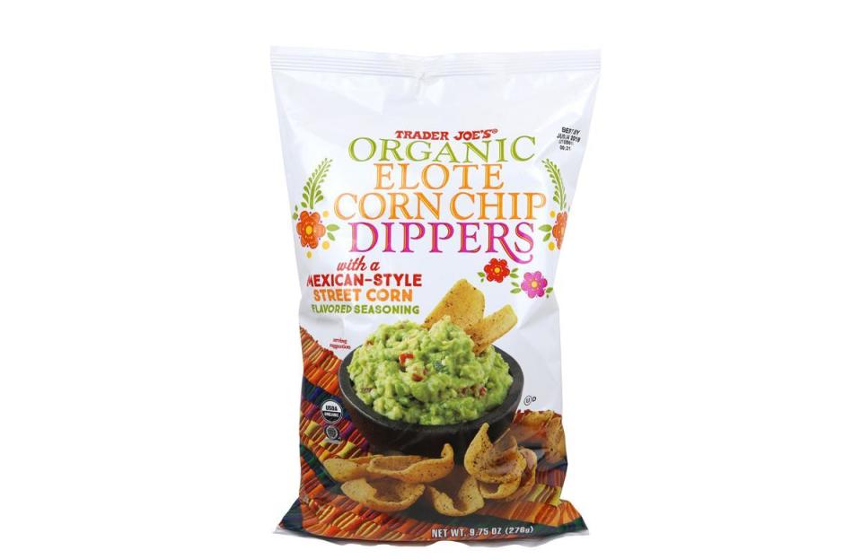 Snack: #4 Organic elote corn chip dippers