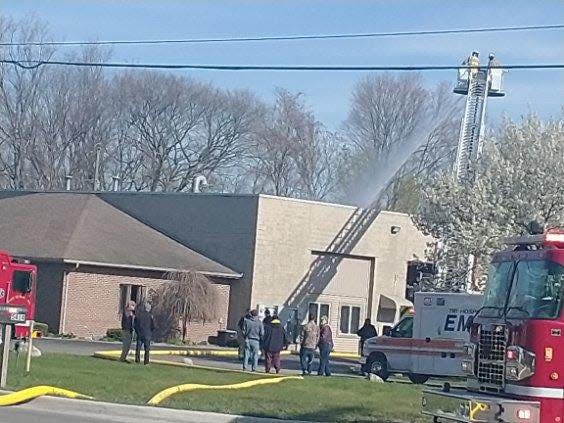 Firefighters responded to a structure fire on Lapeer Road in Kimball Township about 7:30 a.m. Friday, April 26.