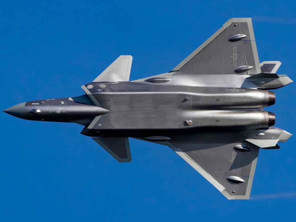 China J-20 stealth fighter jet