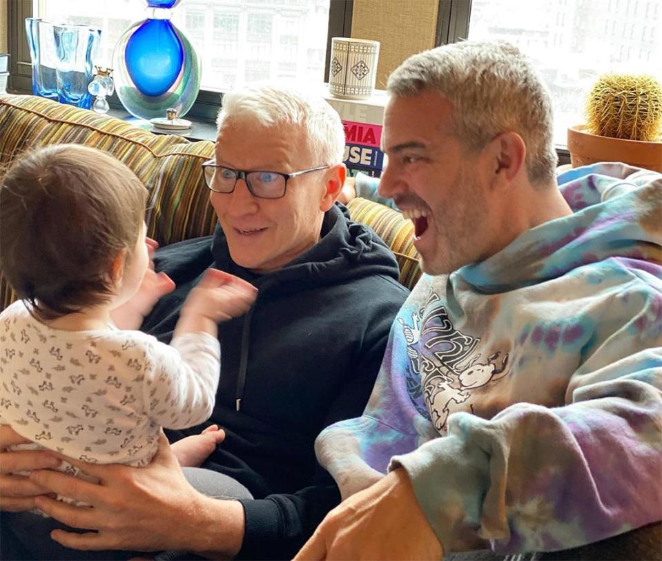 Dad Goals! Anderson Cooper and Andy Cohen's Cutest Moments Together with Their Kids