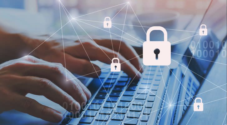internet security and data protection concept, blockchain and cybersecurity - 7 Surefire Stocks With The Most Gangbuster Potential