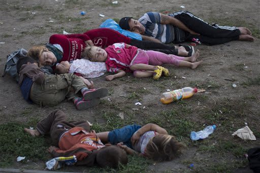 Erschreckende Bilder: So müssen Flüchtlingskinder schlafen