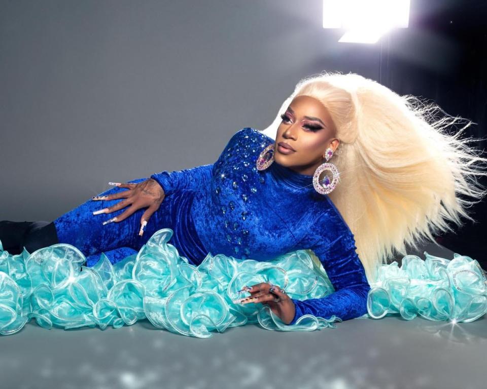 Kardi Redd Diamond is among the drag queens providing entertainment at Saturday's Stark Pride Festival in downtown Canton. The inaugural event is 3 to 10 p.m. and also features live music, food trucks, vendors, exhibitors, community groups and children's activities.