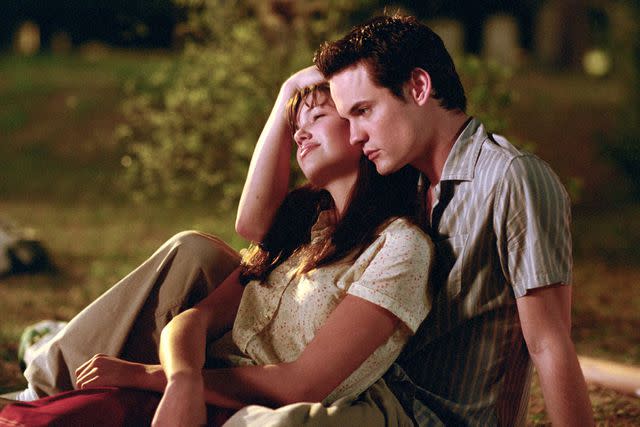 Everett Mandy Moore and Shane West in "A Walk to Remember."