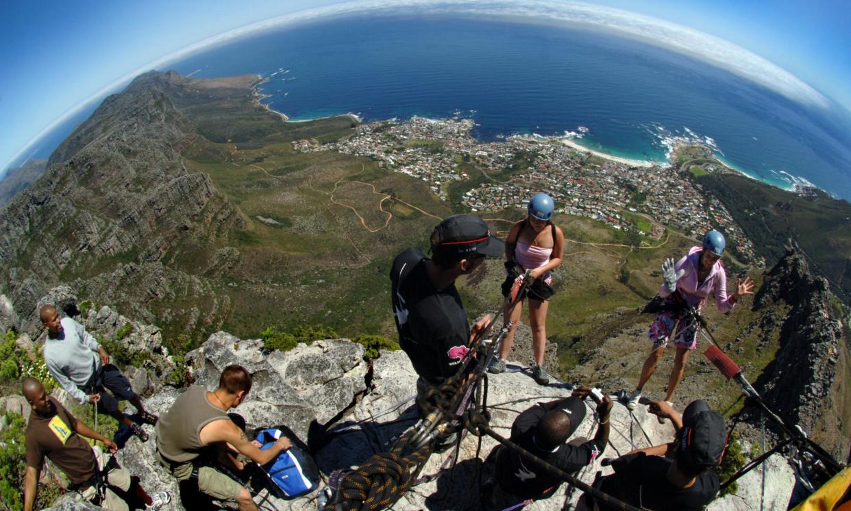 <span>Last year, the Bank’s chief economist said the path of interest rates was likely to mirror the shape of South Africa’s Table Mountain.</span><span>Photograph: Linda Nylind/The Guardian</span>