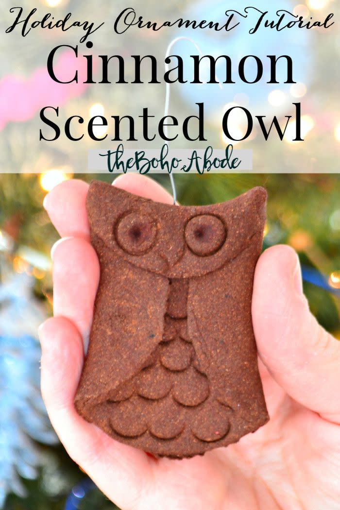 Cinnamon Owl Ornament