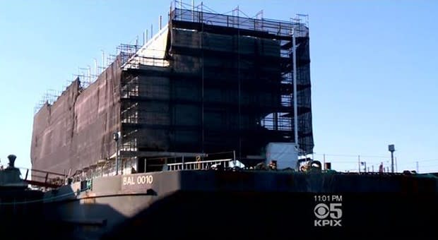 Google's so-called mystery barge must relocate in light of permit