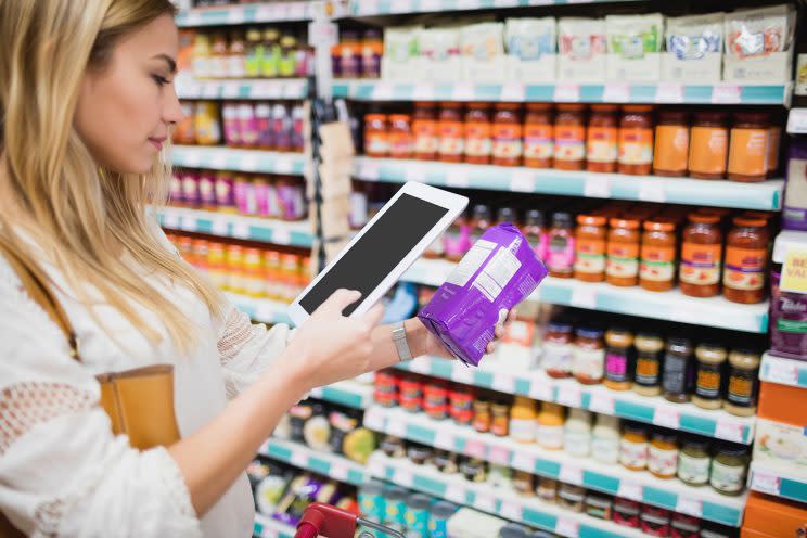 Ein Besuch im Supermarkt ohne Tablet oder Smartphone? Künftig wohl undenkbar! (Bild: ddp)