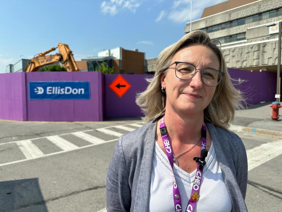 Tammy DeGiovanni is CHEO's senior vice president of clinical services and chief nurse. She said she didn't realize before today that the air conditioning in the hospital was dependent on water.