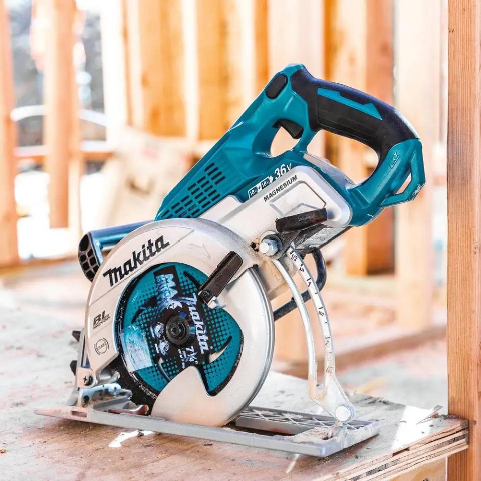 Makita circular saw, deck restore, deck restoration